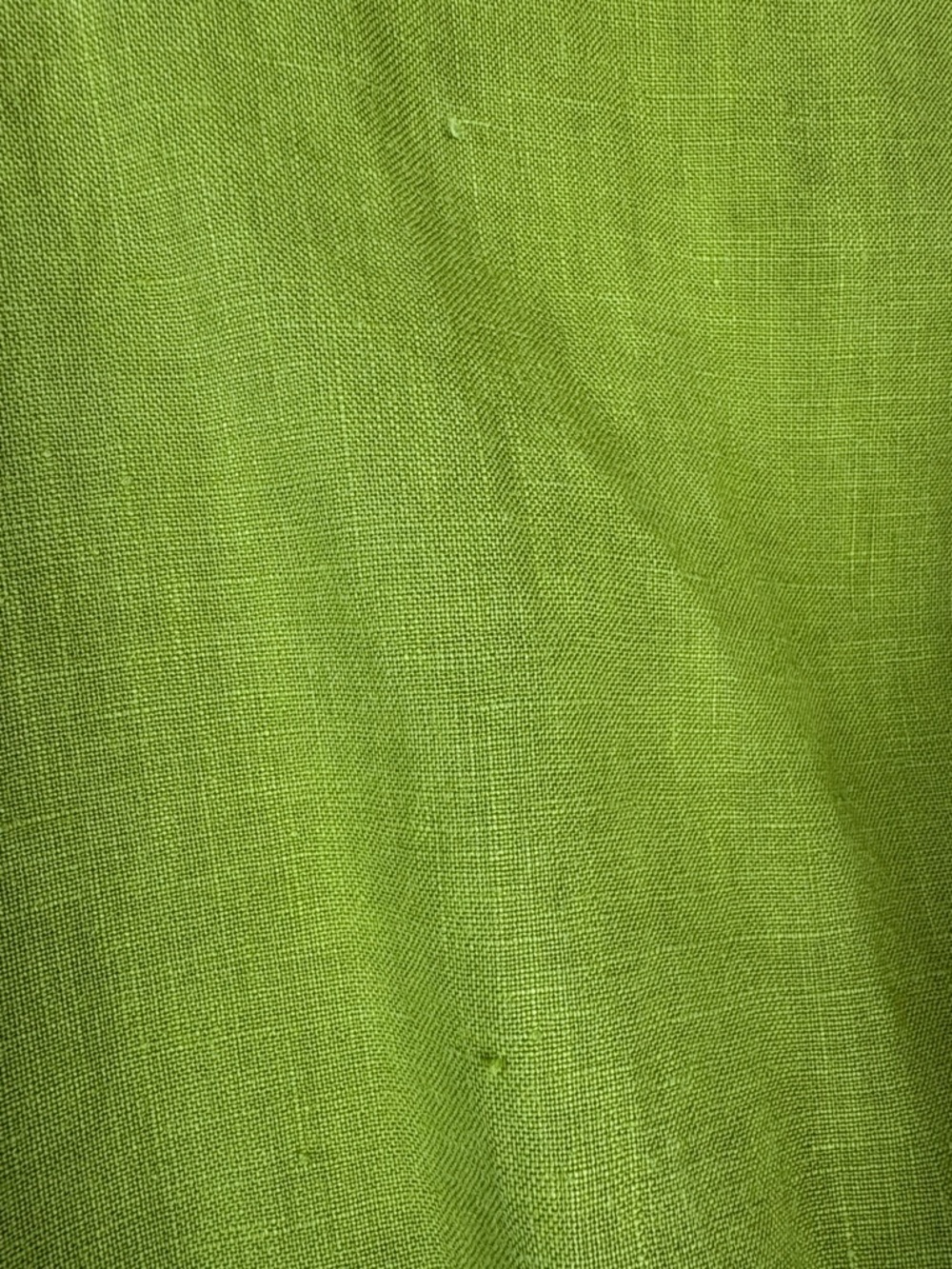 Bryn Walker Oversized 100% Linen Lime Green Tunic Top Lagenlook Size 3X - Picture 6 of 14